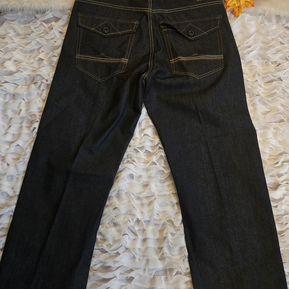 Sean John Men's Relaxed Jeans - Dark Blue